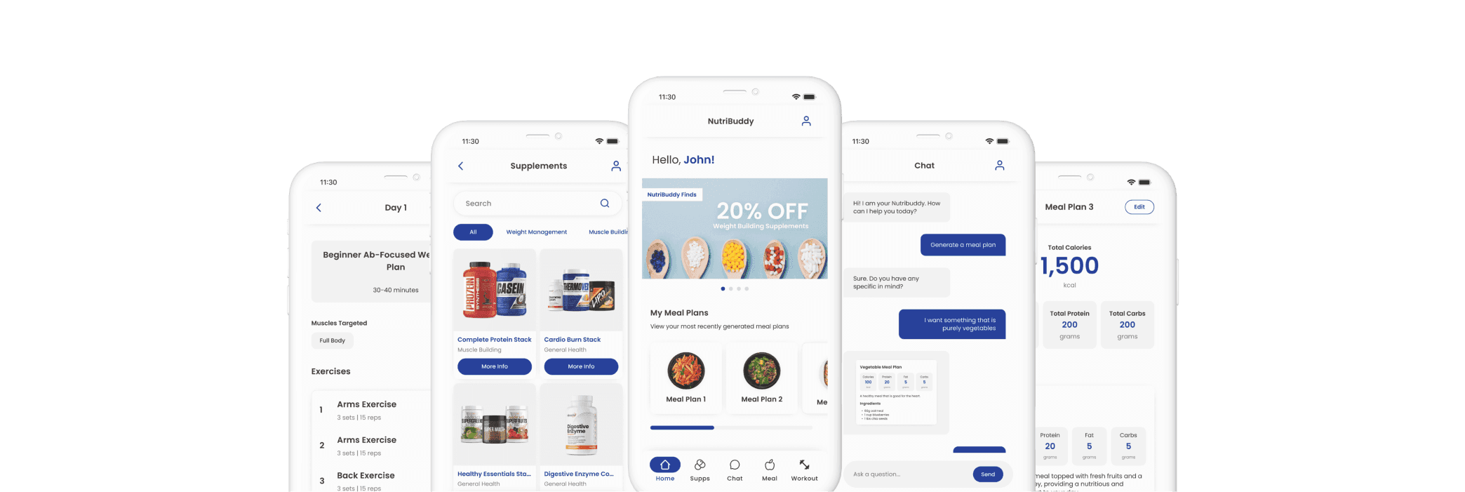 NutriBuddy — case study hero