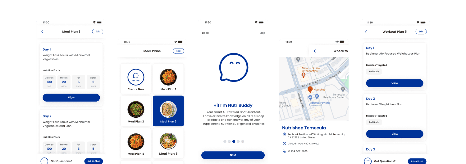 NutriBuddy — screen 1